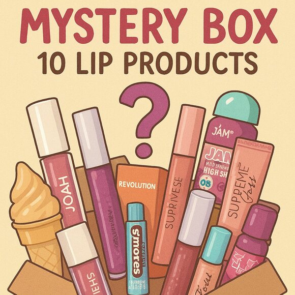 various Other - Mystery Box - 10 Lip Products brand new